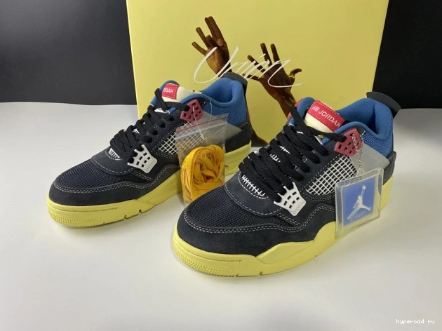 AIR OFF 4 NOIR JORDAN RETRO UNION DC9533-001 0924